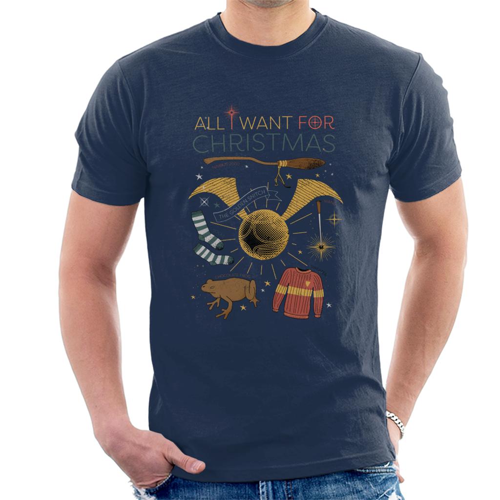 Harry Potter Christmas All I Want Is Men's T-Shirt product image 4