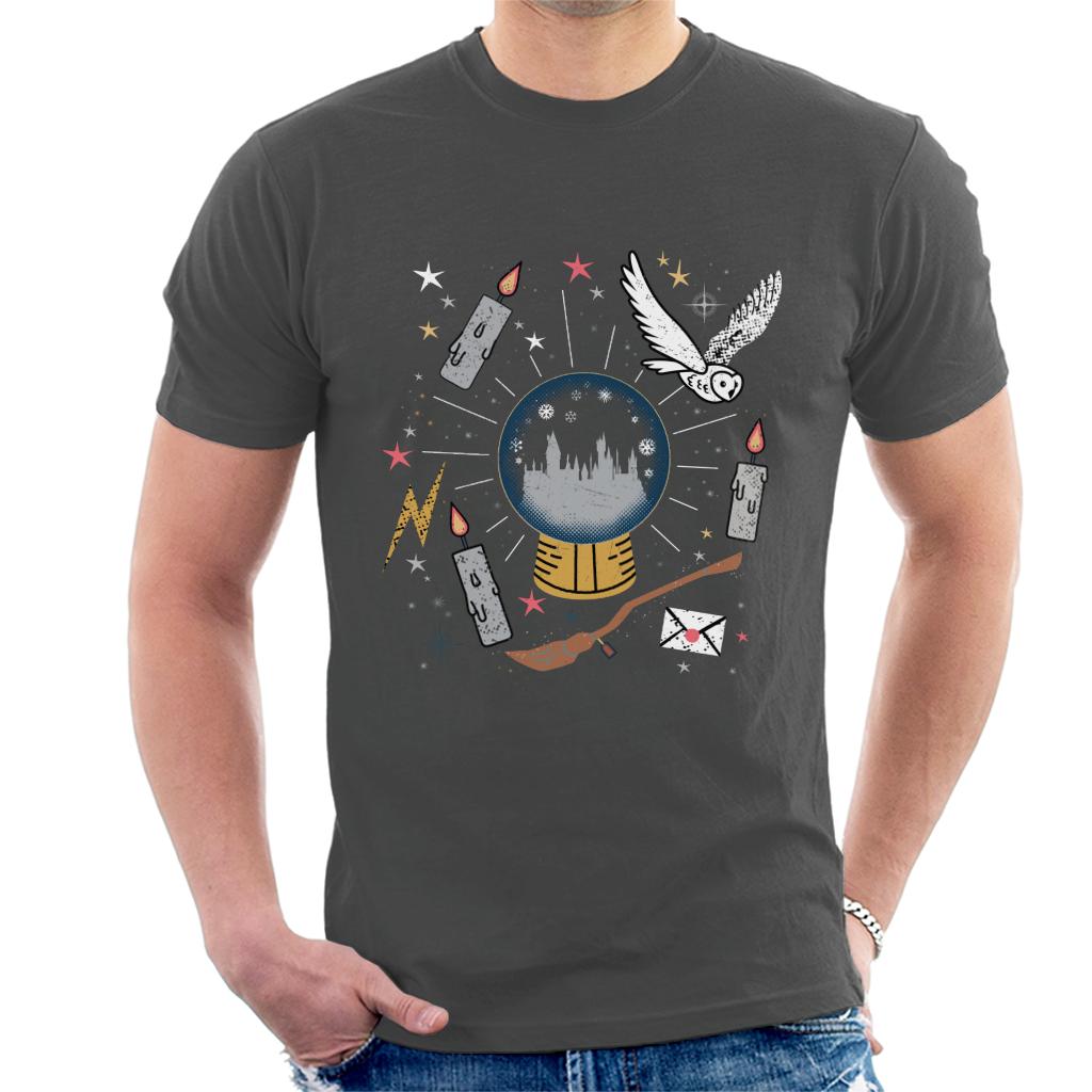 Harry Potter Christmas Crystal Ball Men's T-Shirt product image 4