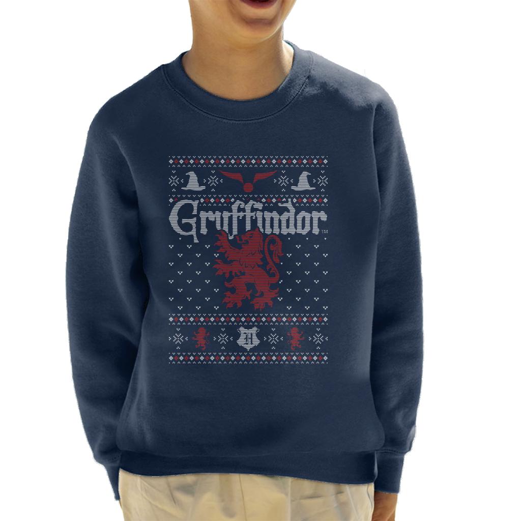 Harry Potter Christmas Gryffindor Kid's Sweatshirt product image 4
