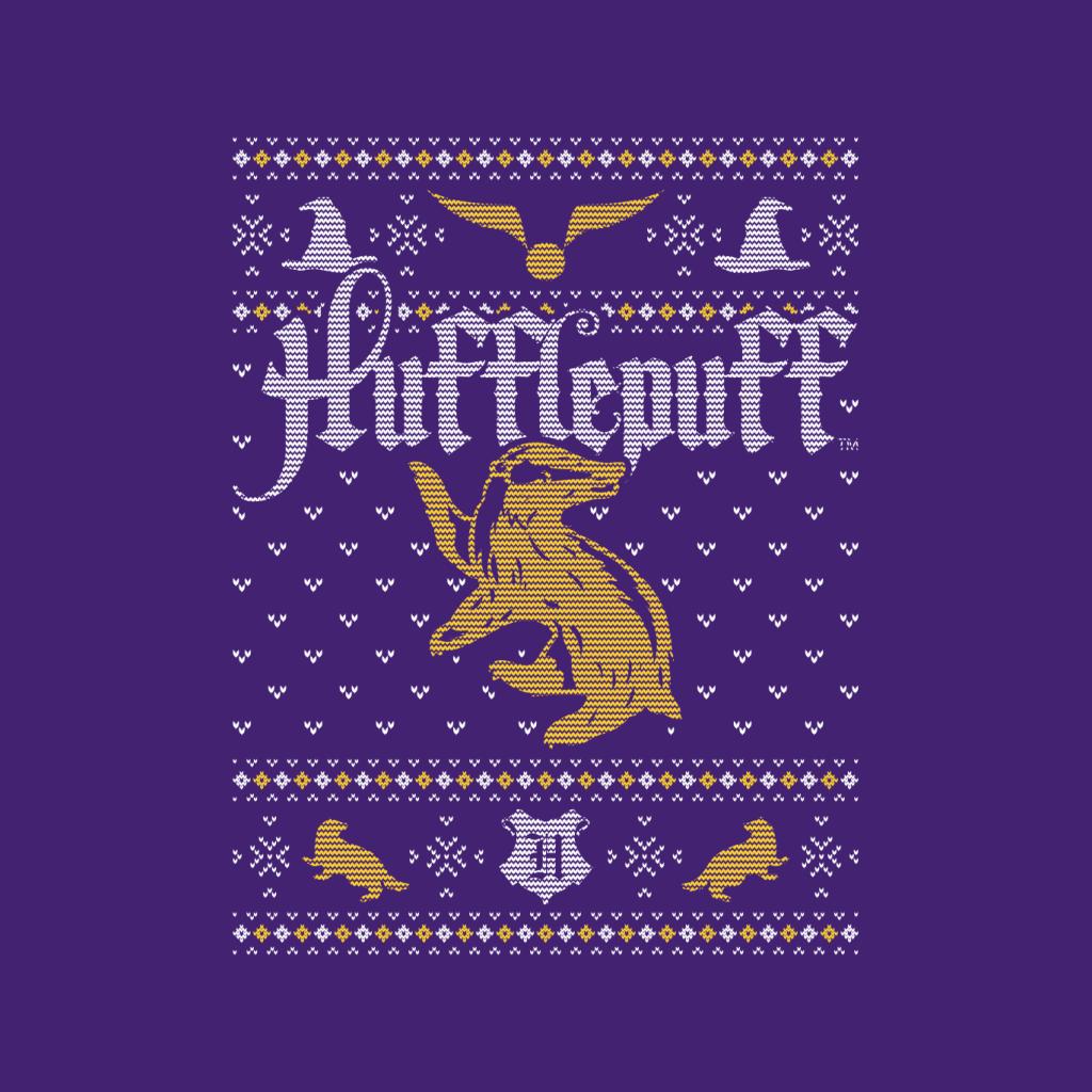 Harry Potter Christmas Hufflepuff Kid's Sweatshirt product image 7