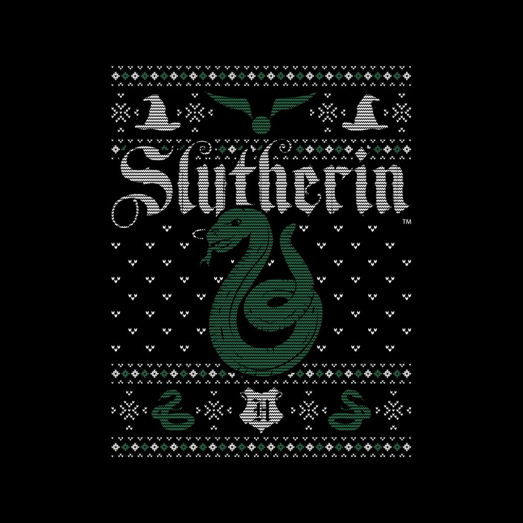 Harry Potter Christmas Slytherin Serpent Kid's Sweatshirt product image 2
