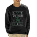Harry Potter Christmas Slytherin Serpent Kid's Sweatshirt product image 1