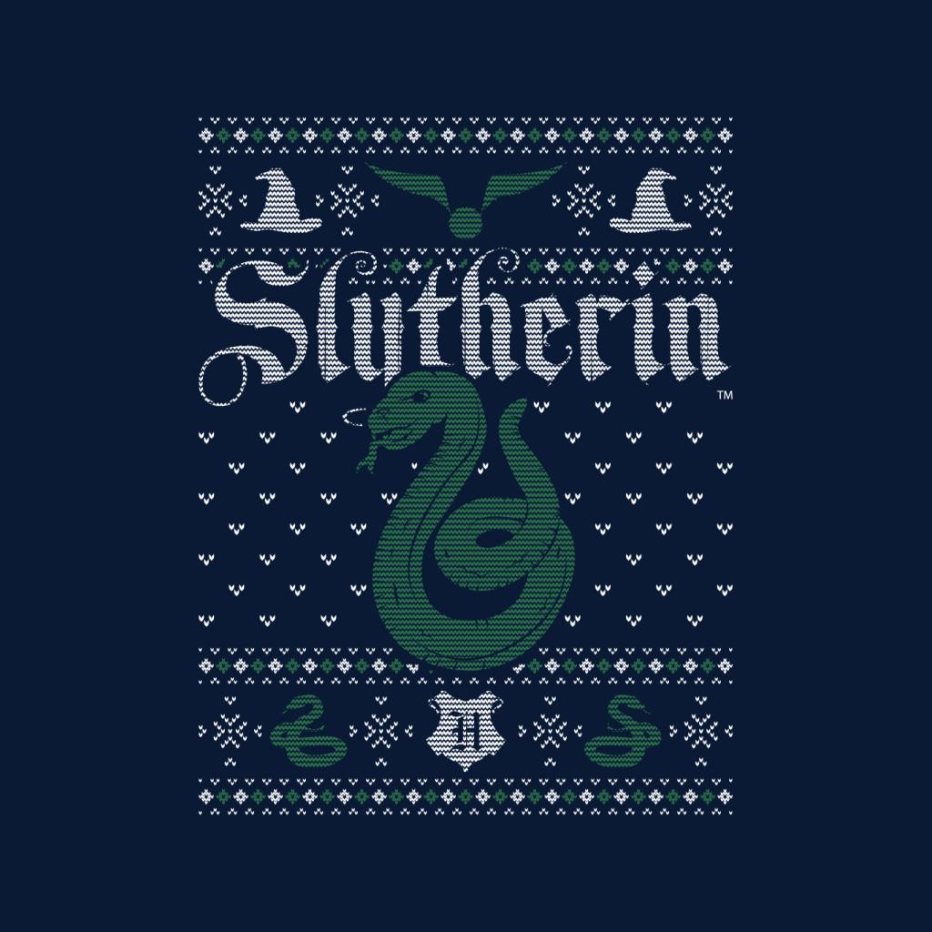 Harry Potter Christmas Slytherin Serpent Kid's Sweatshirt product image 7