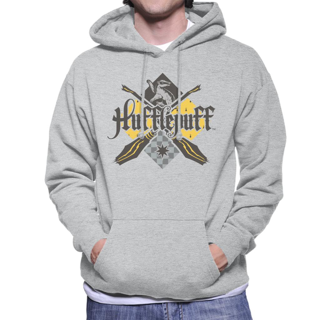 Harry Potter Hufflepuff Quidditch Crest Men's Hooded product image 1