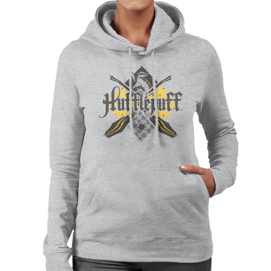 Harry Potter Hufflepuff Quidditch Crest Women's Hooded product image 1