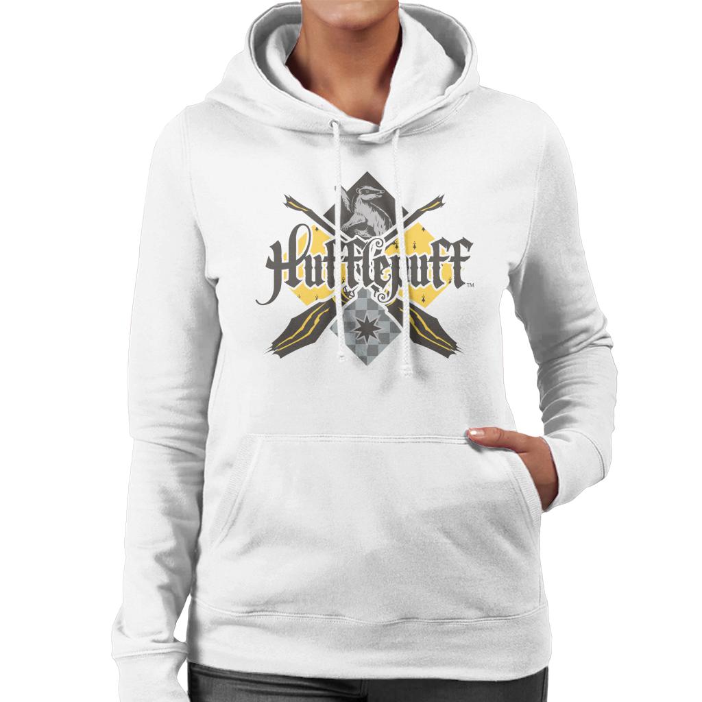 Harry Potter Hufflepuff Quidditch Crest Women's Hooded product image 4