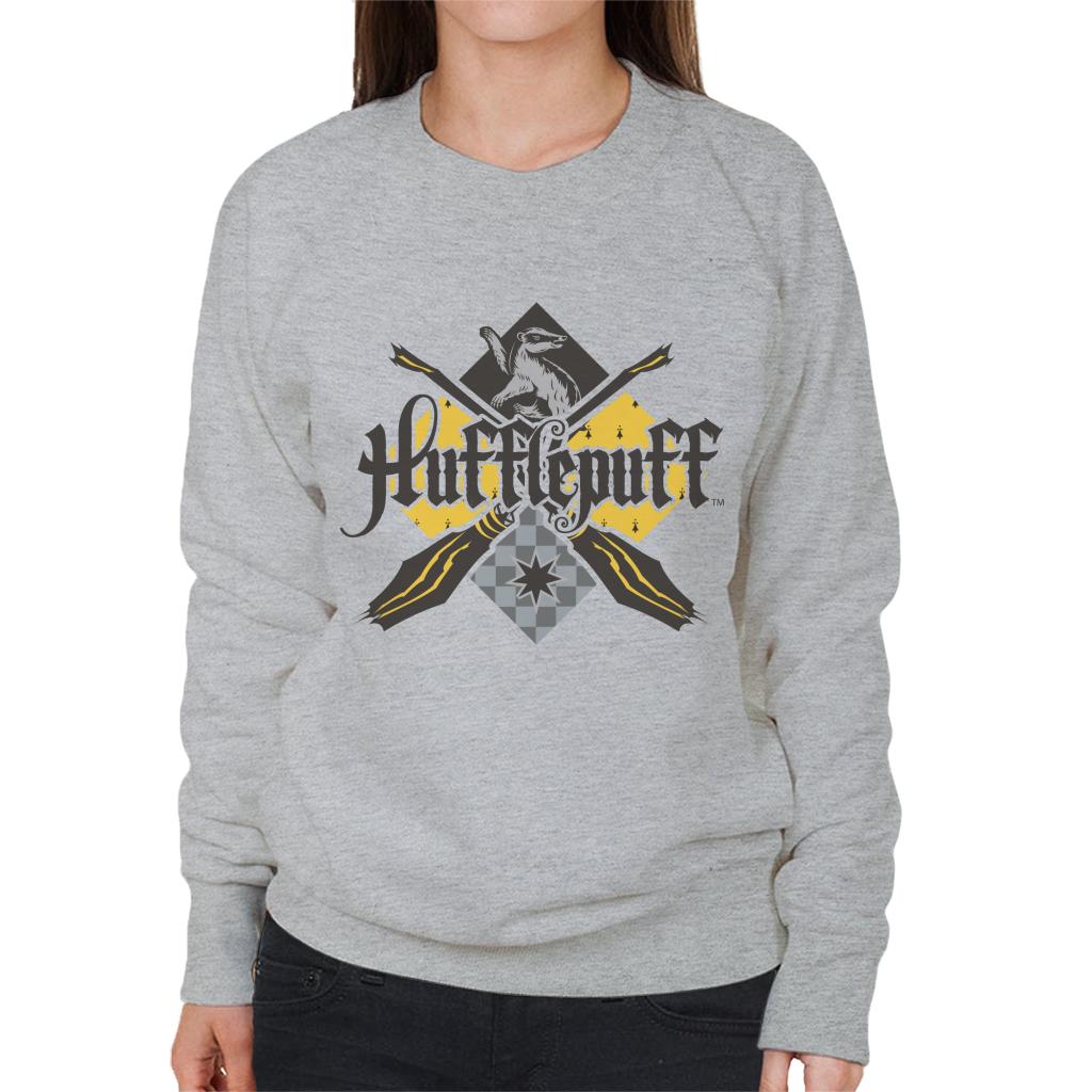 Harry Potter Hufflepuff Quidditch Crest Women's Sweatshirt product image 1