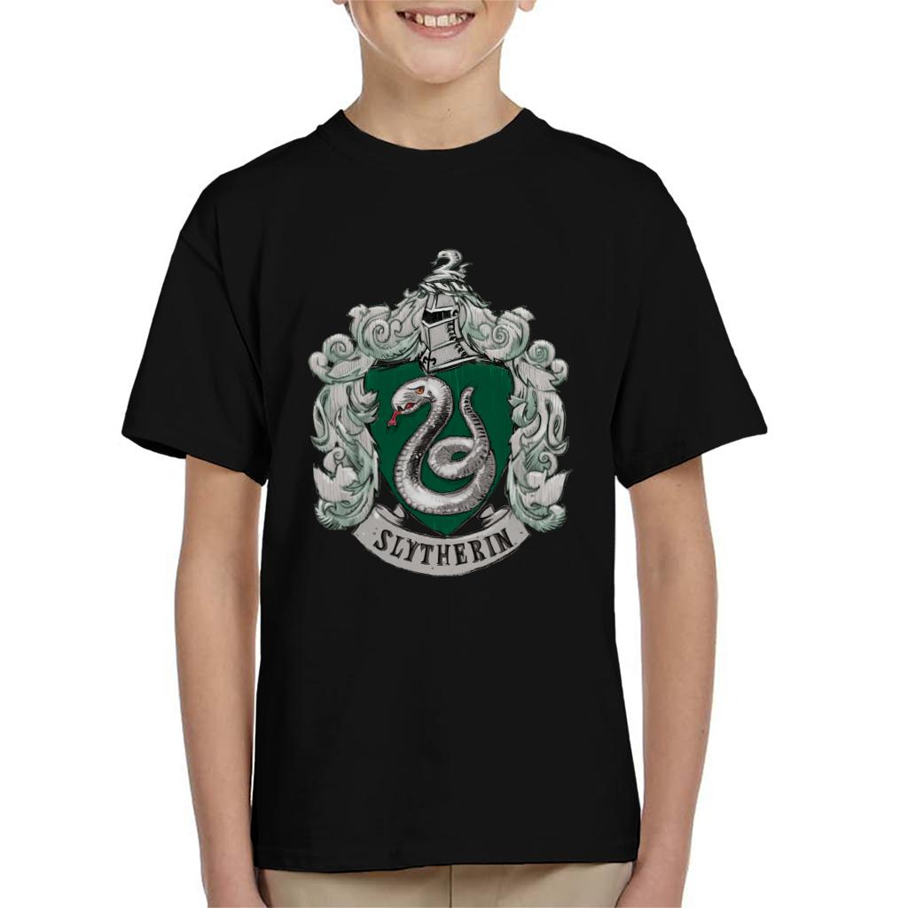 Harry Potter Slytherin House Crest Kid's T-Shirt product image 1