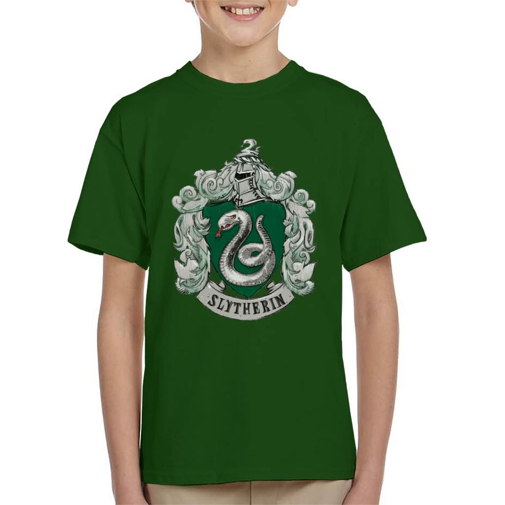 Harry Potter Slytherin House Crest Kid's T-Shirt product image 6