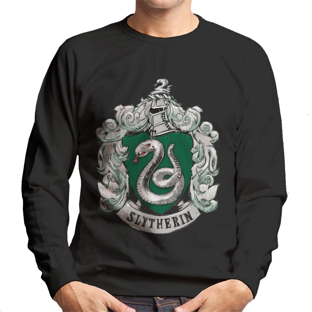 Harry Potter Slytherin House Crest Men's Sweatshirt product image 1