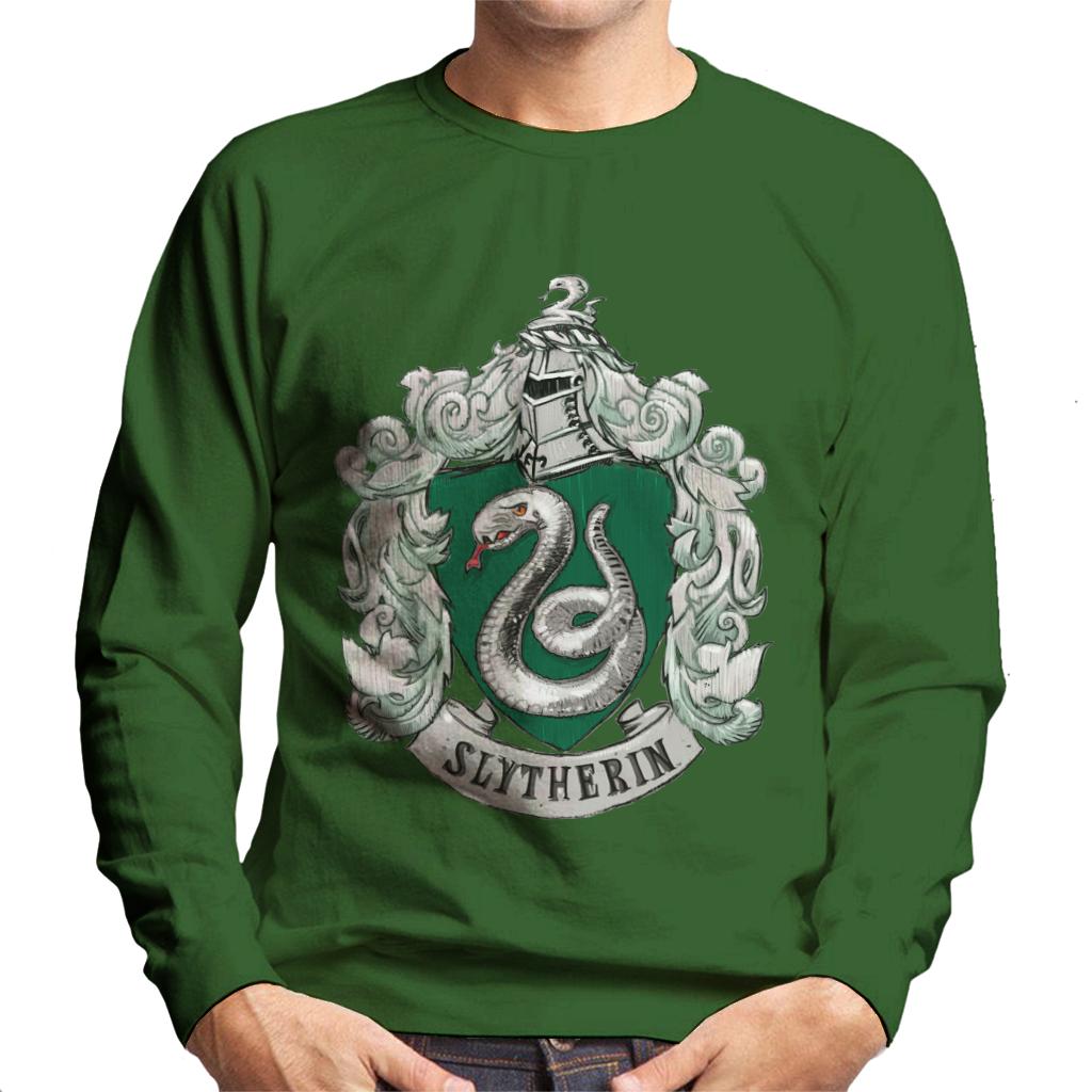 Harry Potter Slytherin House Crest Men's Sweatshirt product image 6
