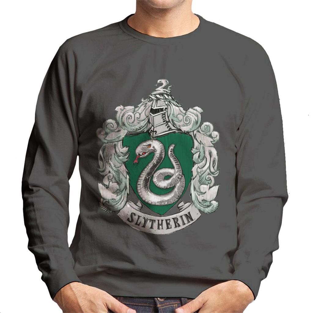 Harry Potter Slytherin House Crest Men's Sweatshirt product image 4