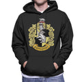 Harry Potter Hufflepuff House Crest Men's Hooded Sweatshirt product image 1