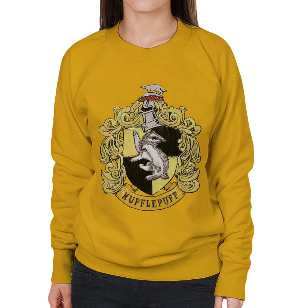 Harry Potter Hufflepuff House Crest Women's Sweatshirt product image 6