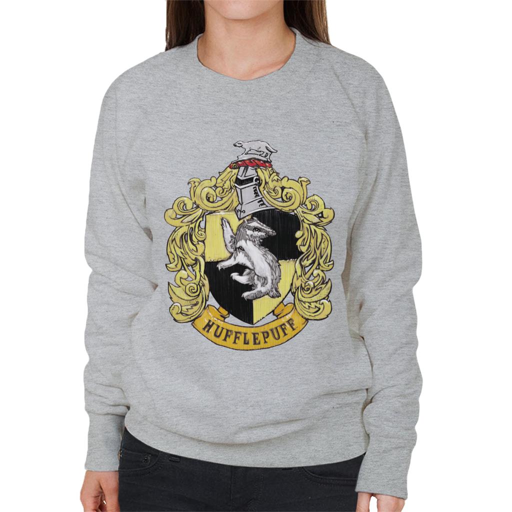 Harry Potter Hufflepuff House Crest Women's Sweatshirt product image 4