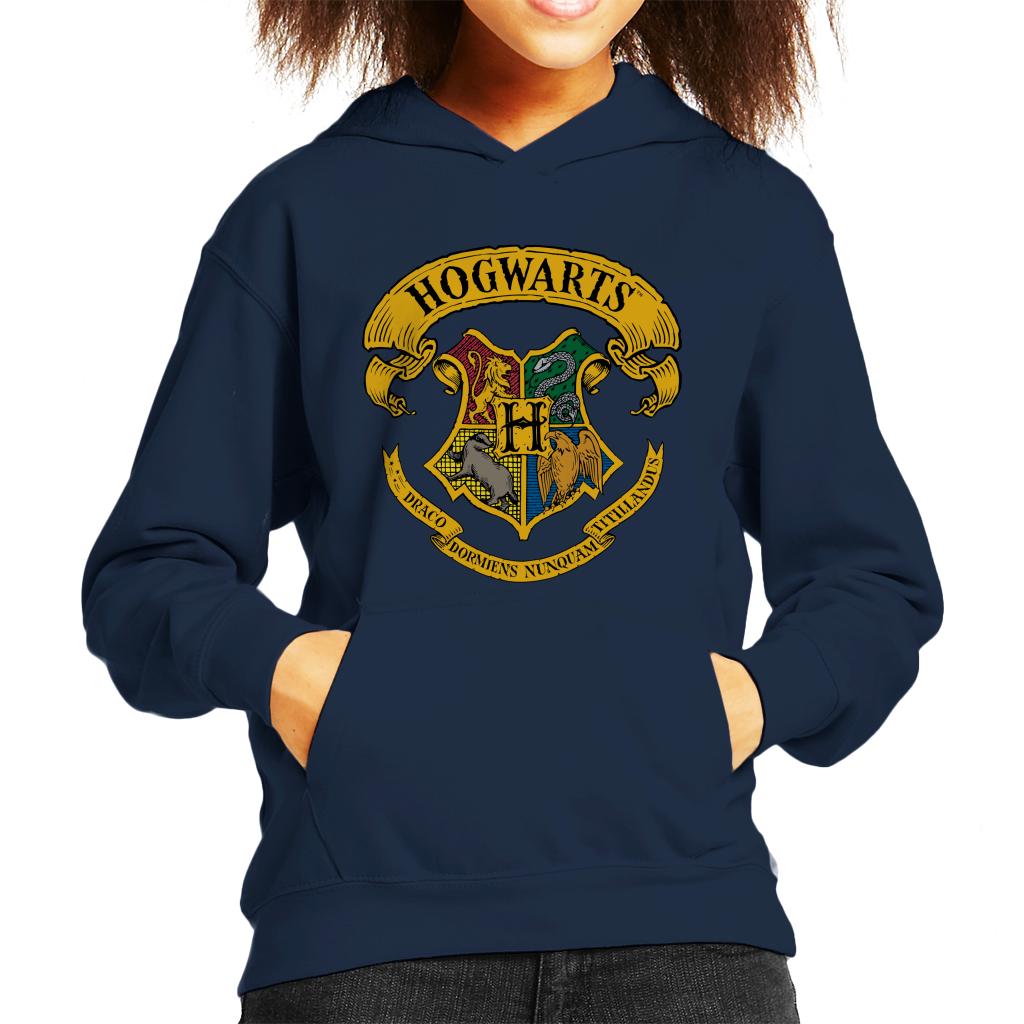 Harry Potter All Hogwarts Crest Kid's Hooded Sweatshirt product image 1