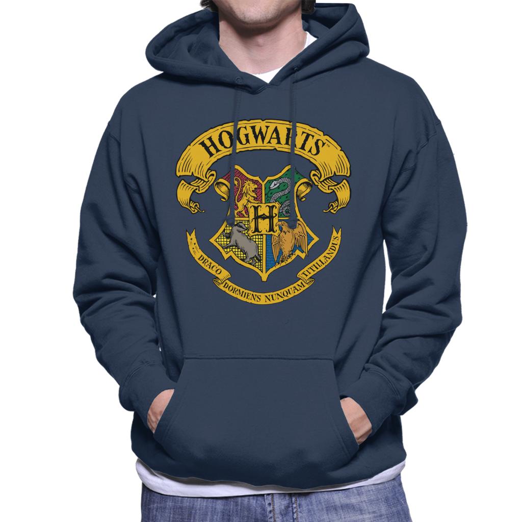 Harry Potter All Hogwarts Crest Men's Hooded Sweatshirt product image 1