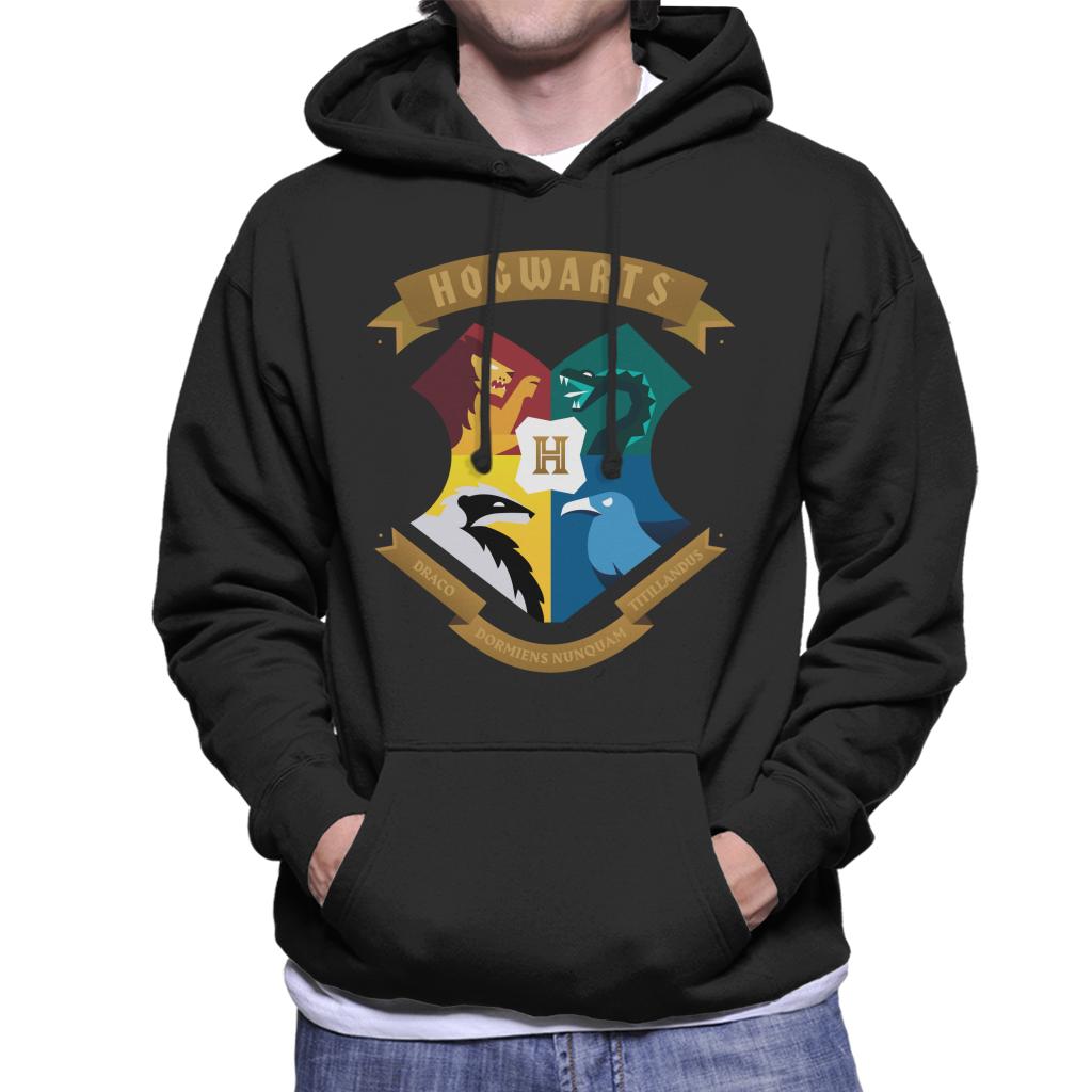 Harry Potter All Hogwarts School Shield Men's Hooded product image 1