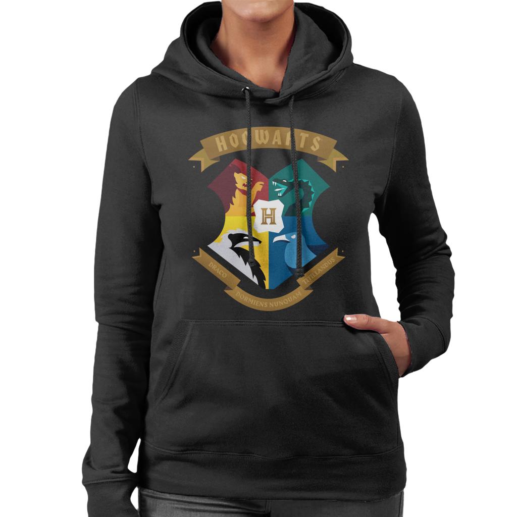 Harry Potter All Hogwarts School Shield Women's Hooded product image 1
