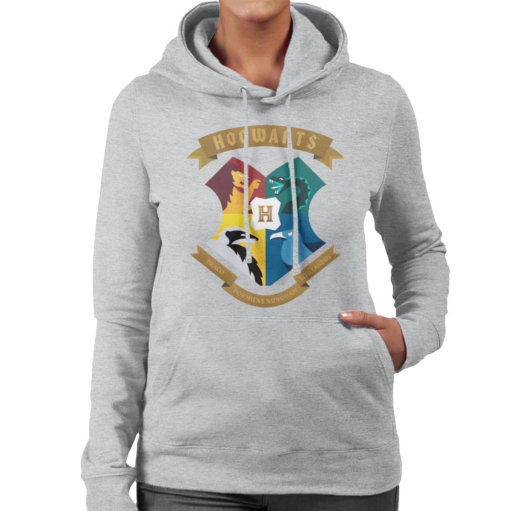 Harry Potter All Hogwarts School Shield Women's Hooded product image 4