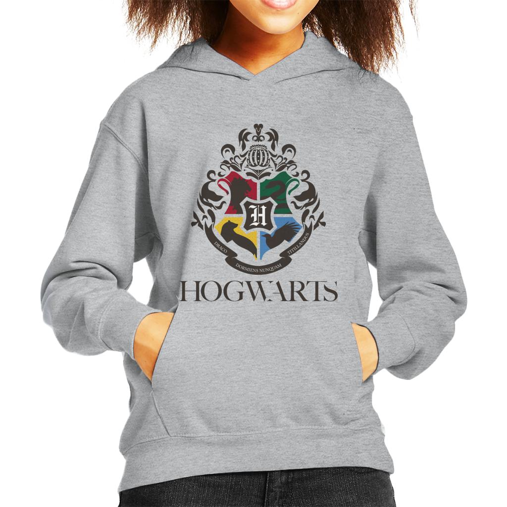 Harry Potter Hogwarts All Houses Crest Kid's Hooded product image 1