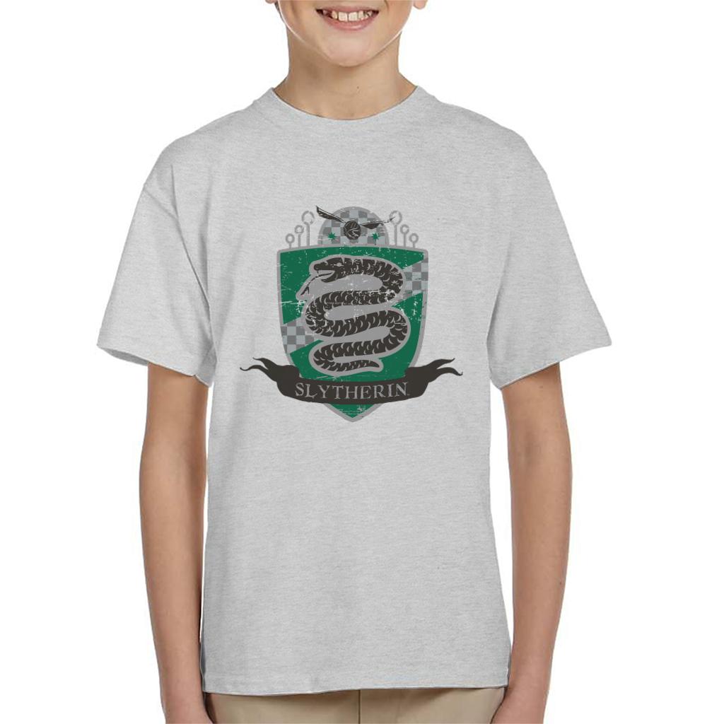 Harry Potter Slytherin Quidditch Distressed Shield Kid's product image 1