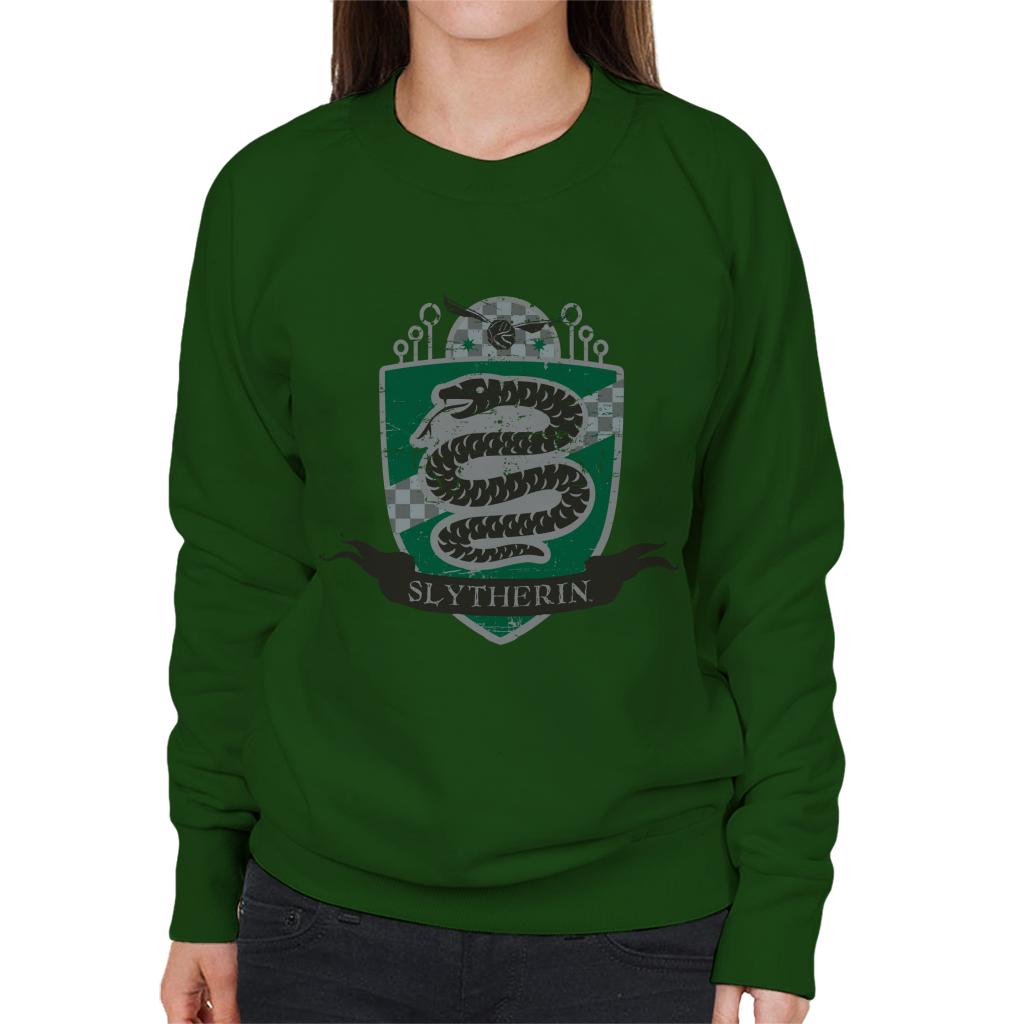 Harry Potter Slytherin Quidditch Distressed Shield Women's product image 6