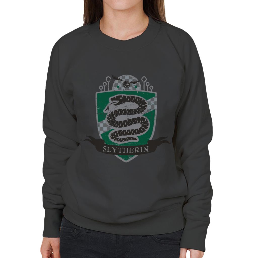 Harry Potter Slytherin Quidditch Distressed Shield Women's product image 1