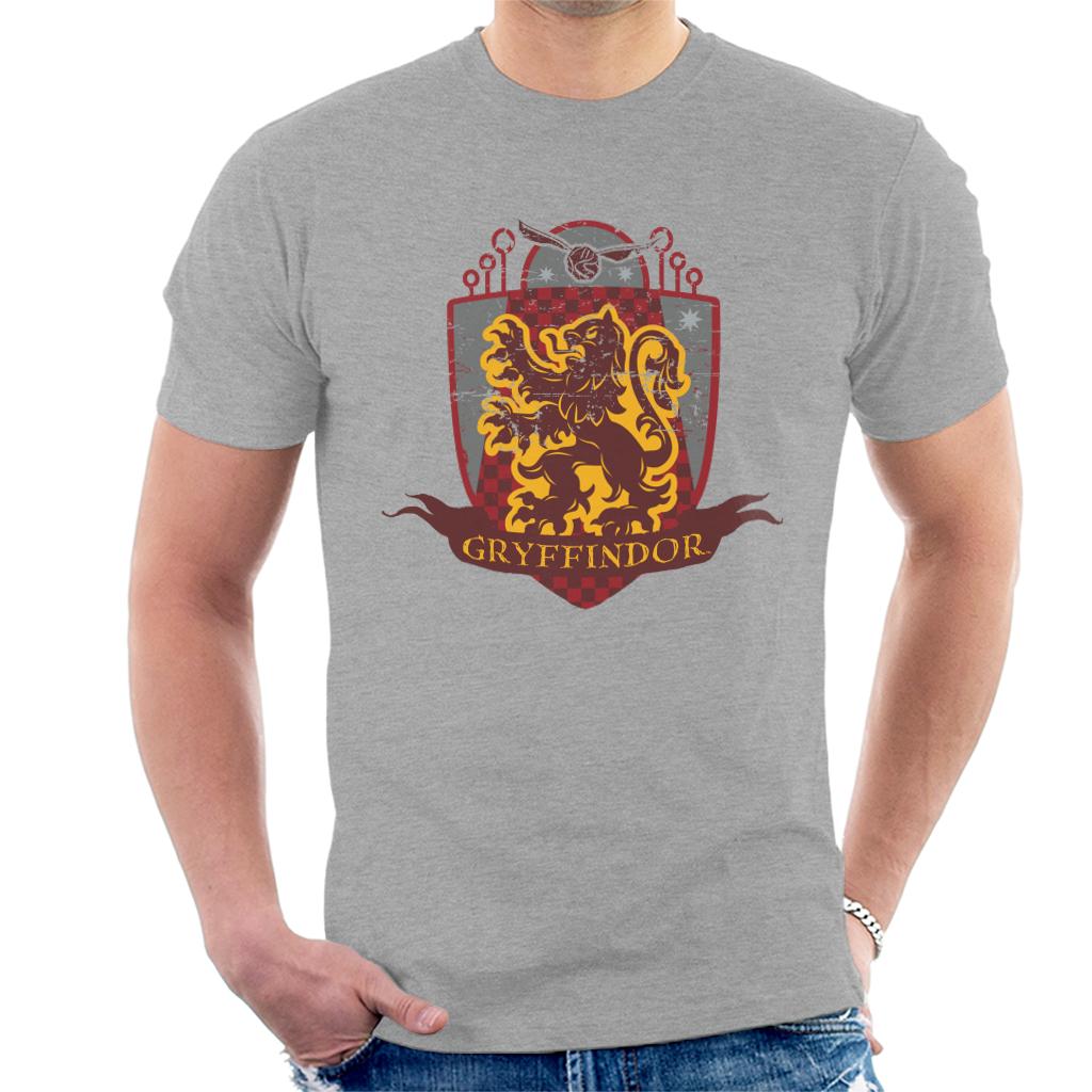 Harry Potter Gryffindor Quidditch Distressed Shield Men's product image 1