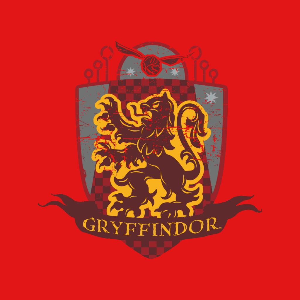 Harry Potter Gryffindor Quidditch Distressed Shield Men's product image 7