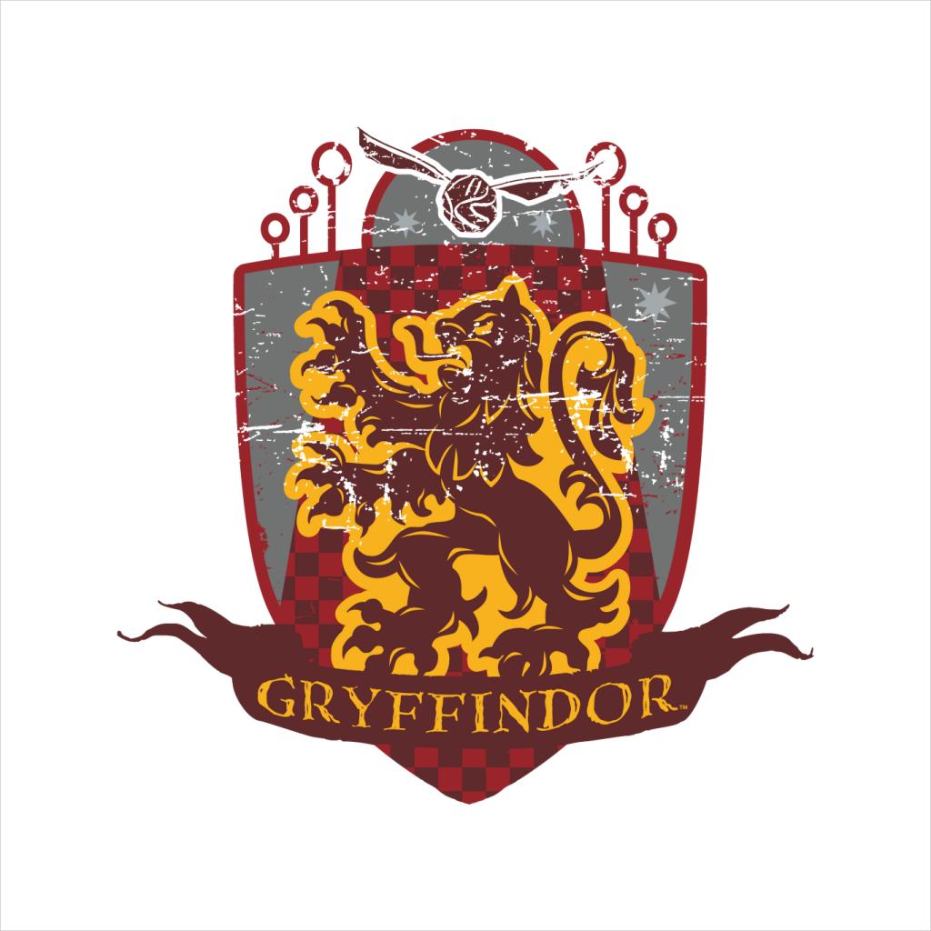 Harry Potter Gryffindor Quidditch Distressed Shield Men's product image 5