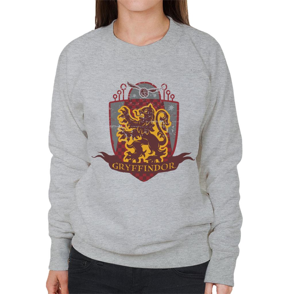 Harry Potter Gryffindor Quidditch Distressed Shield Women's product image 1