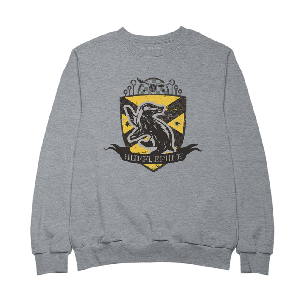Harry Potter Hufflepuff Quidditch Distressed Shield Men's product image 1