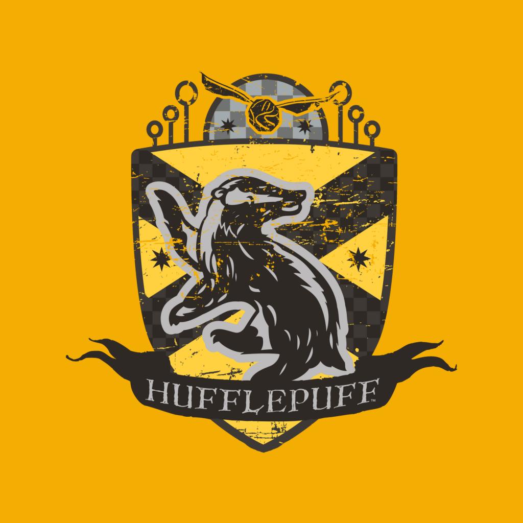 Harry Potter Hufflepuff Quidditch Distressed Shield Men's product image 7