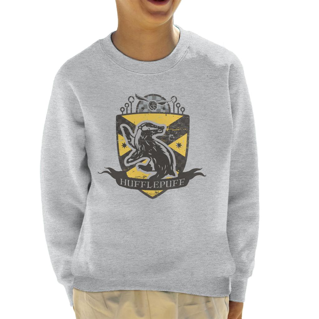 Harry Potter Hufflepuff Quidditch Distressed Shield Kid's product image 1