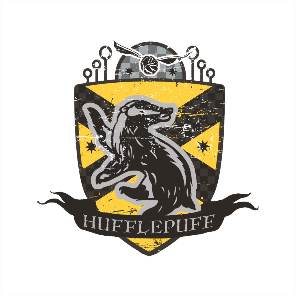 Harry Potter Hufflepuff Quidditch Distressed Shield Kid's product image 5