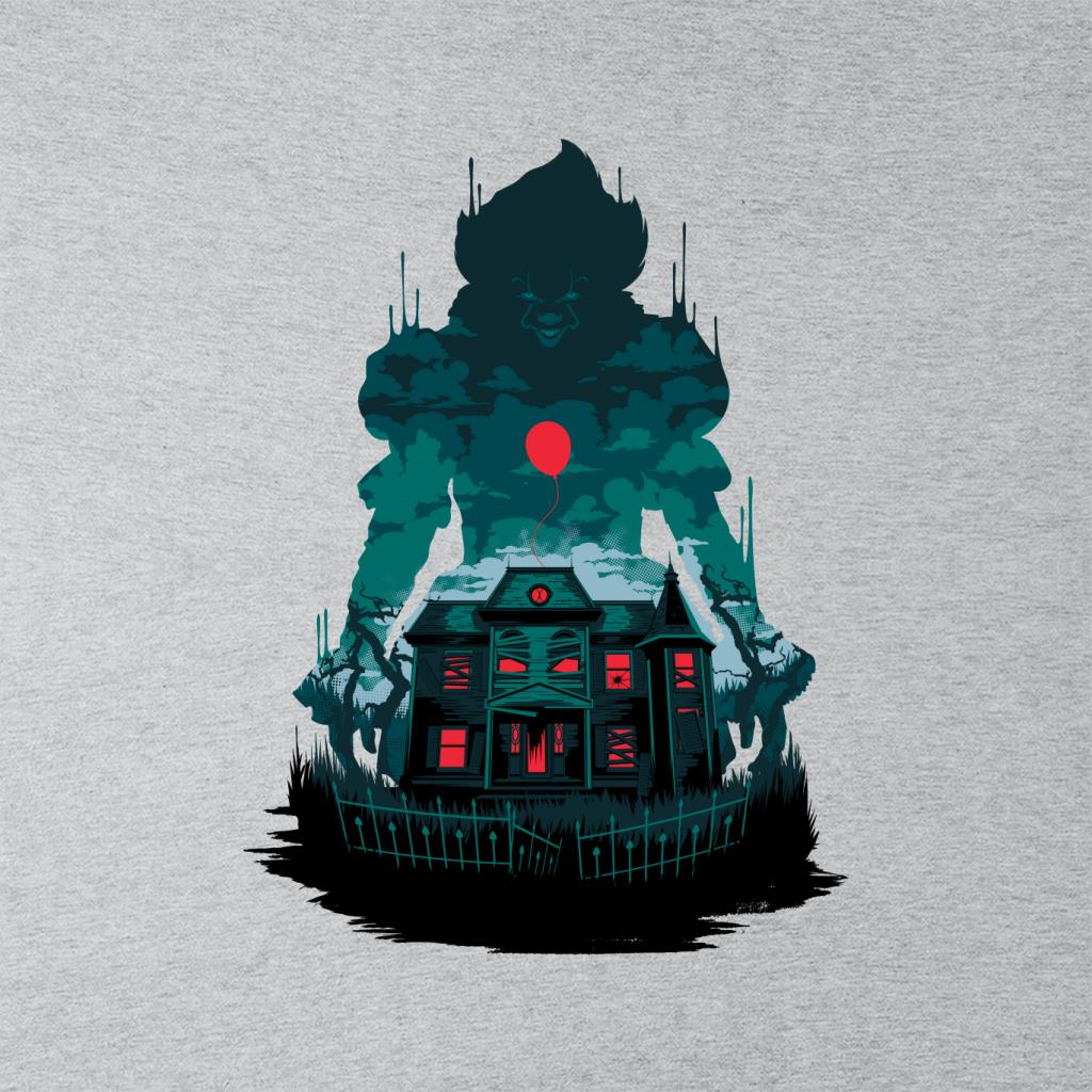 IT Pennywise House Red Balloon Men's T-Shirt product image 2