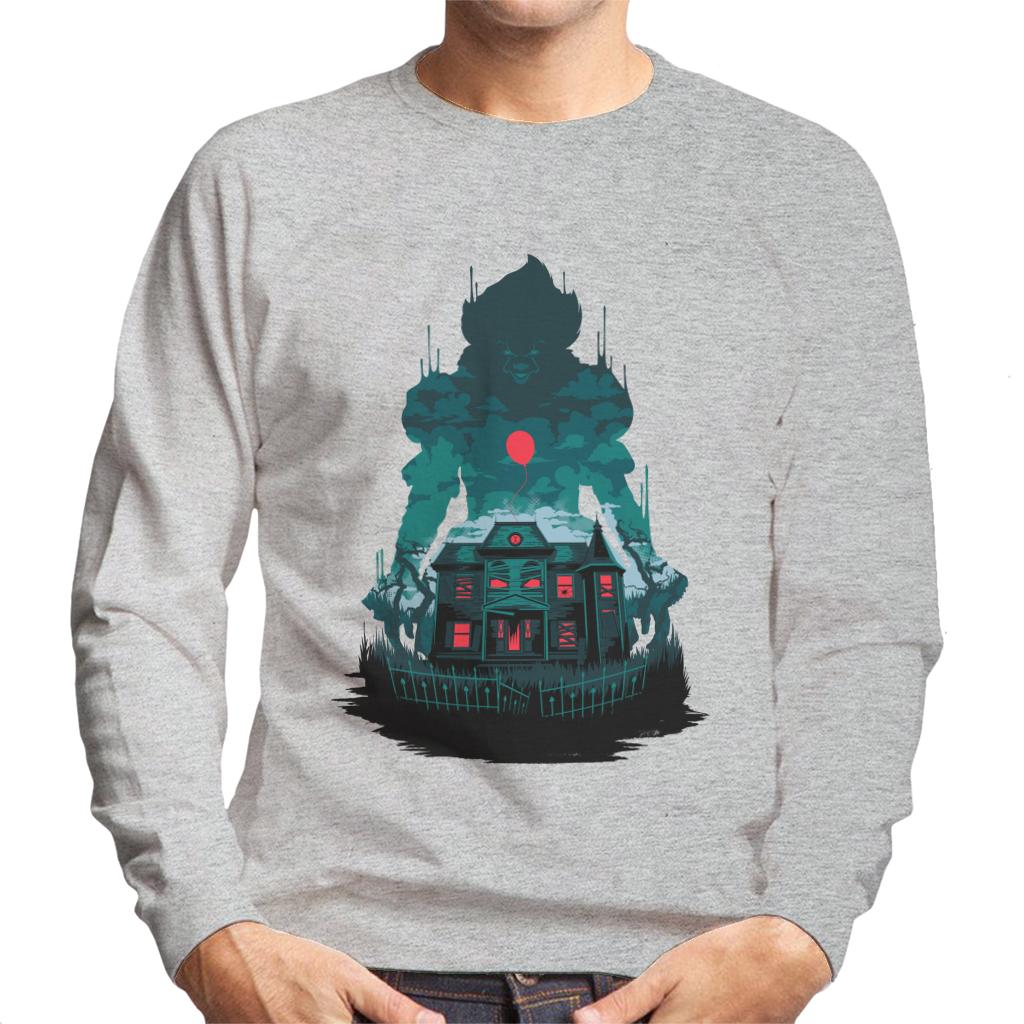 IT Pennywise House Red Balloon Men's Sweatshirt product image 1