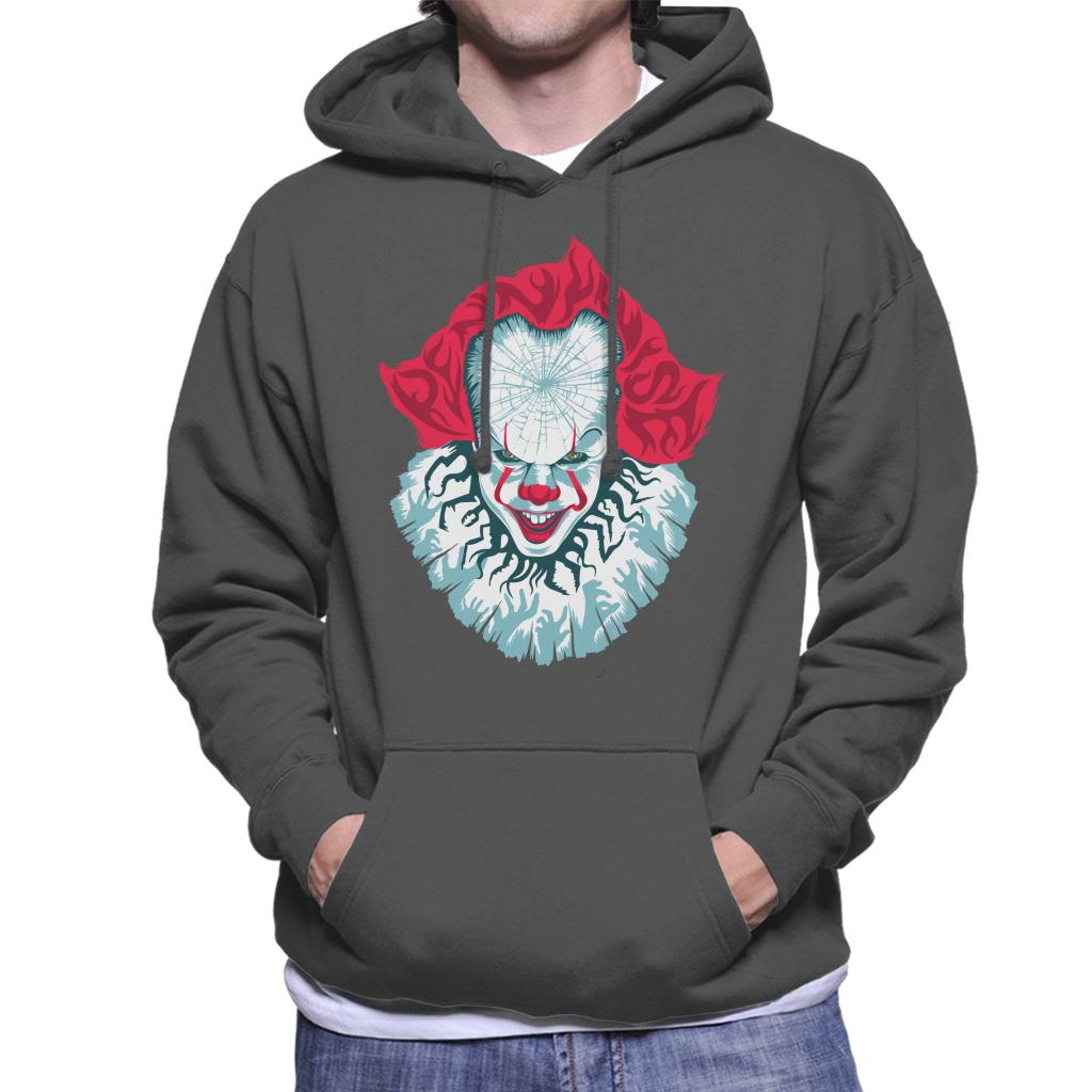 IT Pennywise Cracked Head Men's Hooded Sweatshirt product image 4