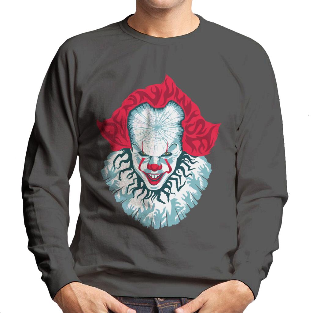 IT Pennywise Cracked Head Men's Sweatshirt product image 4
