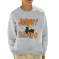 Johnny Bravo Side Pose Logo Kid's Sweatshirt product image 1