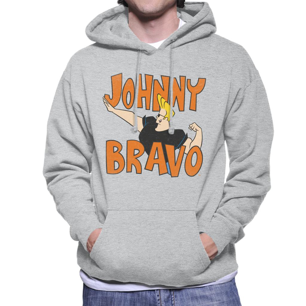 Johnny Bravo Side Pose Logo Men's Hooded Sweatshirt product image 1