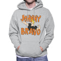 Johnny Bravo Side Pose Logo Men's Hooded Sweatshirt product image 1