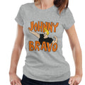 Johnny Bravo Side Pose Logo Women's T-Shirt product image 1