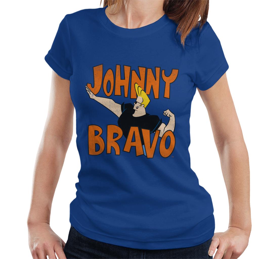 Johnny Bravo Side Pose Logo Women's T-Shirt product image 4